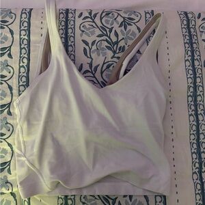 Lululemon white align tank top size 0